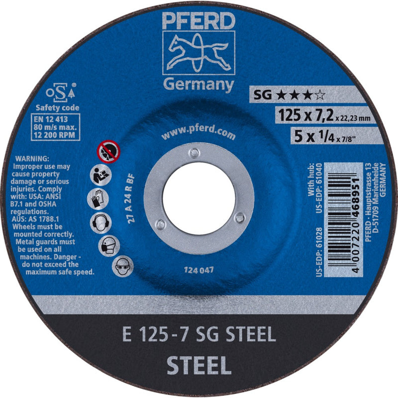 PFERD Navrondeller E 125-7 SG STEEL