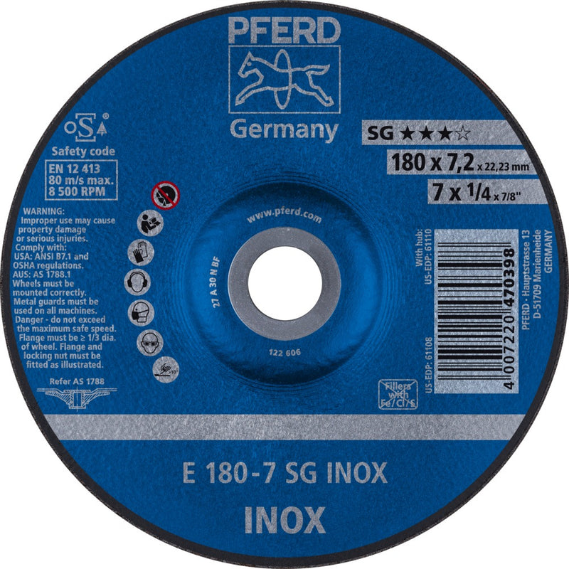 PFERD Navrondeller E 180-7 SG INOX