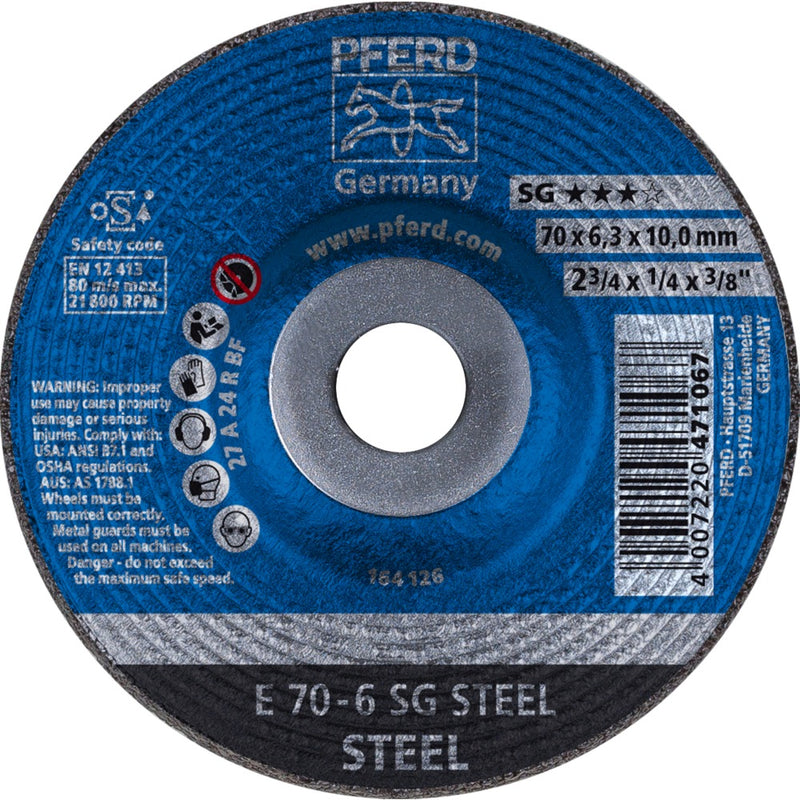 PFERD Navrondeller E 70-6 SG STEEL/10,0