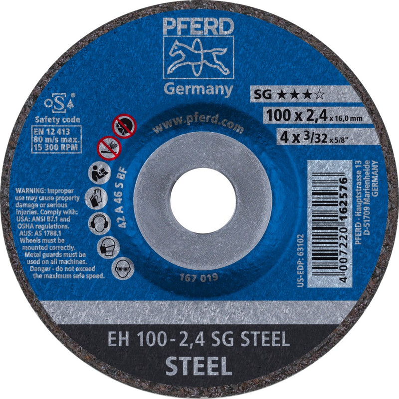 PFERD Kapskivor EH 100-2,4 SG STEEL/16,0